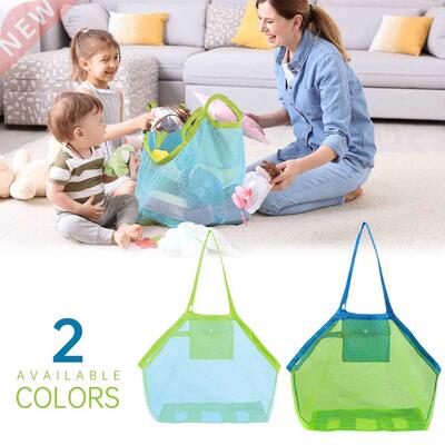 Children Sand Away Protable Mesh Bag Kids Beach Toys Clothes