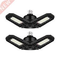 2 Pack LED Garage Lights, 80W LED Garage Ceiling Lights,