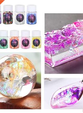 Colorful Shell Sugar Broken Peces Flashng Debrs Resn Mak