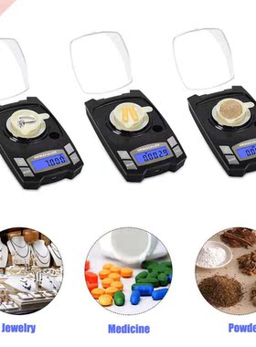 50g/100g x 0.001g USB Charging Jewelry Scale LCD Digital Po
