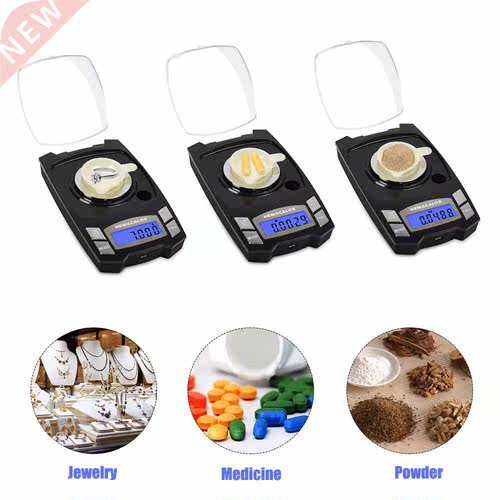 50g/100g x 0.001g USB Charging Jewelry Scale LCD Digital Po