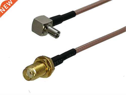 1Pcs RG16 SMA Female Bulkhead to TS9 Male Plug Right angle