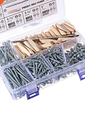 482Pcs 25-64mm Pocket He Screw Project Kit SQ2 Square Head