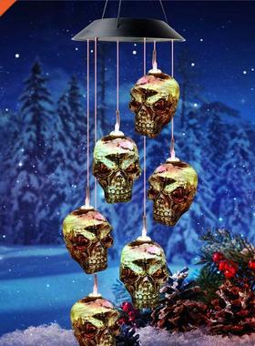 Halloween Decoration Christmas Gift Solar Wind Chime Lp