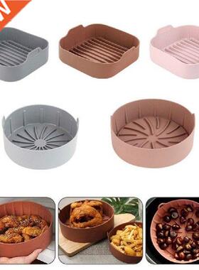 Slcone Pot Square Round Oven Bakng Tray Bread Fred