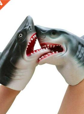 1Pc Shark Hand Puppet Head Animal Gloves Hand puppet Simula
