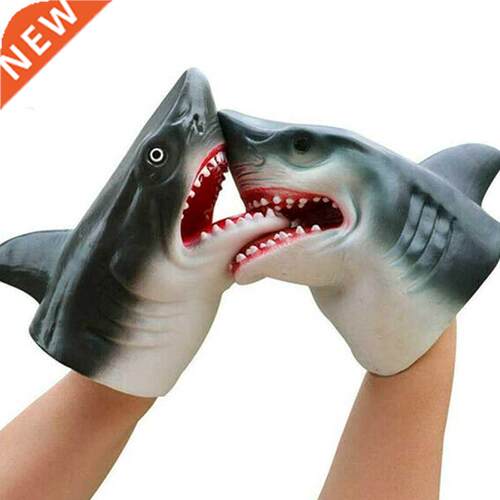 1Pc Shark Hand Puppet Head Animal Gloves Hand puppet Simula