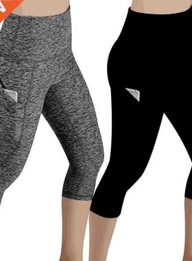 Slm Tght Sportswear Women Workout Out Pocket Leggngs Ftn