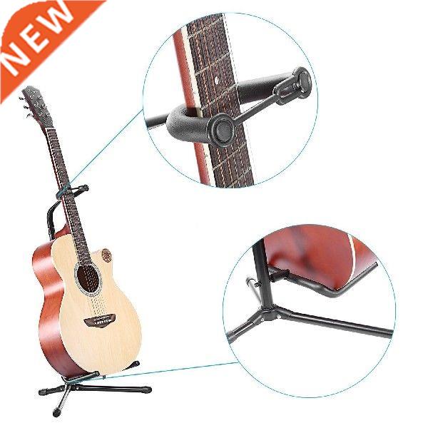 Collpsible Guitr Stnd Metl Musicl Instrument Tripod