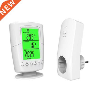 Wireless Programmable Thermostat Socket Controller Heating &