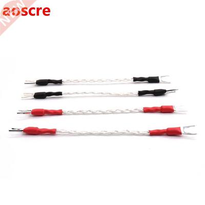 Hi-End audio Silver Plated Jumper Cable hifi speaker Jumper