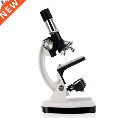 100X-1200X Kids Beginner Biological Microscope Metal Body wi