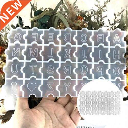 2021 Alphabet Puzzle Resin Mold  Epoxy Resin Jigsaw