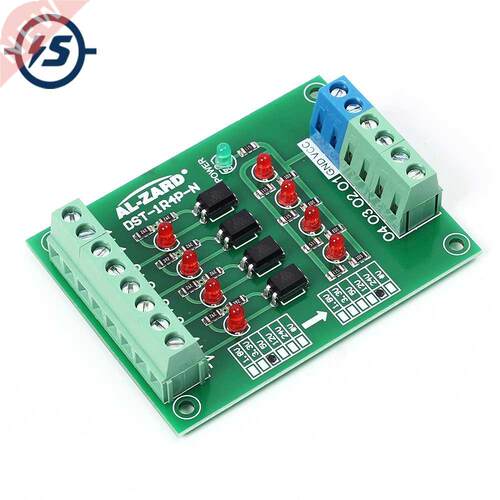 Optocoupler Isolator 5V to 24V PLC Signal Converter Level Vo