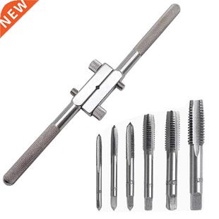 7Pcs/set T-Handle Ratchet Tap Holder Adjustand Wrench With M