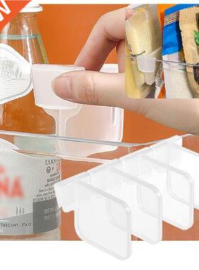Plastic Refrigerator Clapboard Storage Box justable Snap