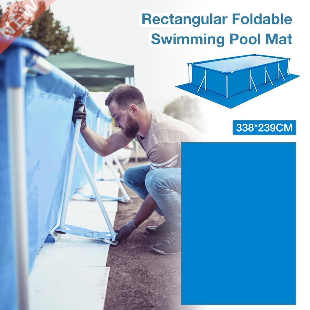 338X239CM Swimming Pool Mat Rectangular Foldable Polyester