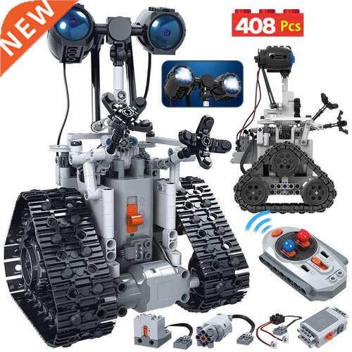 ZKZC 408PCS Cty Creatve Hgh-tech RC Robot Electrc Buld