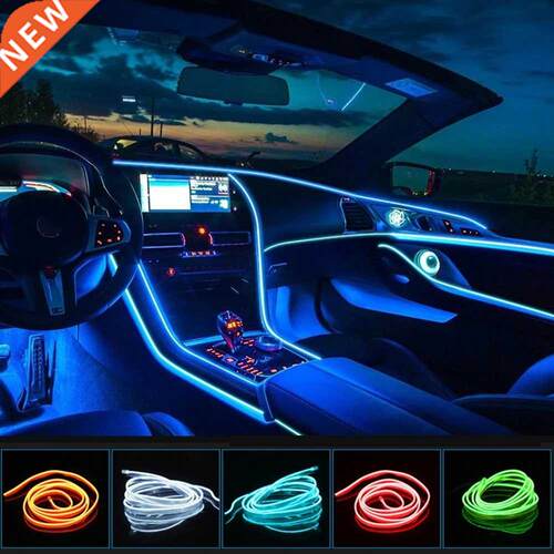 1/2/3/5 Car Interior Led Decorative Lap EL Wiring Neon
