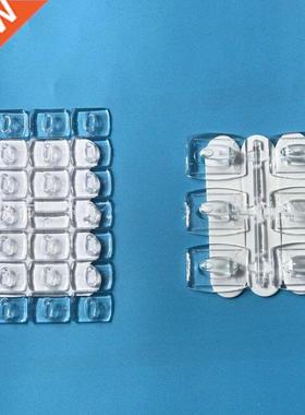 10/20Pcs Wall Hooks Removable Transparent Seemless Hook Rack