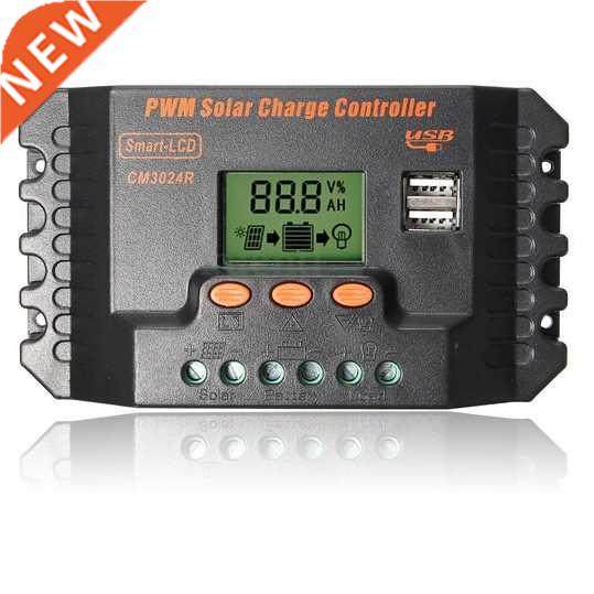 12/24V 30A USB panels charge controller