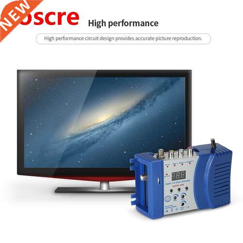 High permance Compact RF Modulator Audio Video TV Converter