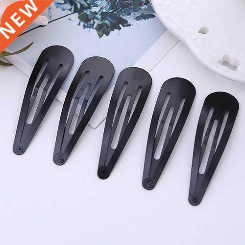 100Pcs Cute 5CM Hair Clips Pins Metal Snap Hair Accessories