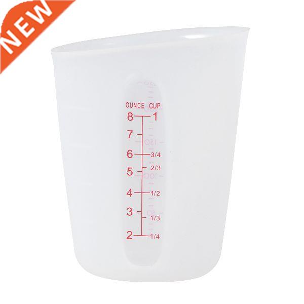 Measuring Cups Cup Silicone Stir Scale Pour Mixing Clear