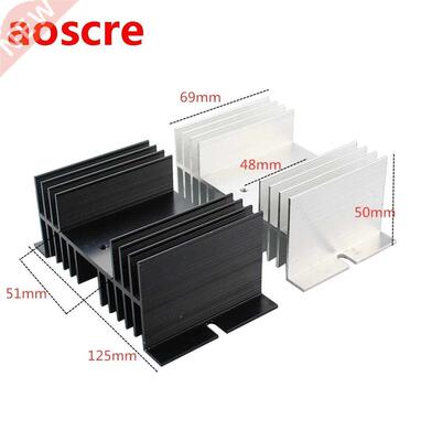 Aluminum Heat Sink Dissipation Radiator Rail Mount Suitable