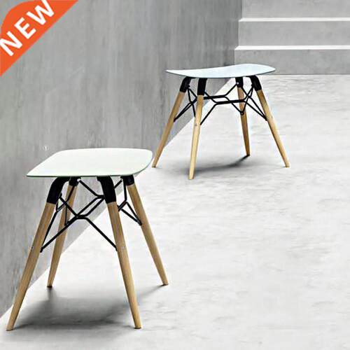 Creative Nordic porch solid wood simple personality small