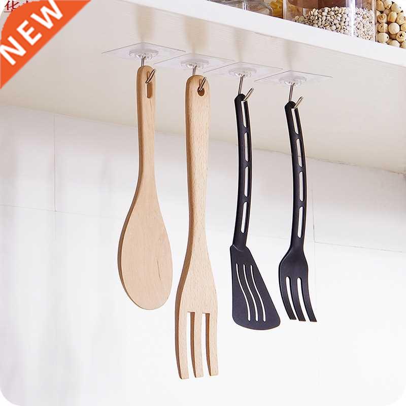 36Pcs Bearing 3KGS Adhesive Strong Wall Hook Lucky Clover Tr