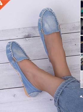 New Women's Casual Flat Shoes Spring and Autumn Flat Loafers
