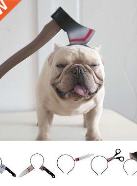 Creative Halloween Pet Headand Funny Dog Cat Headwear Dog