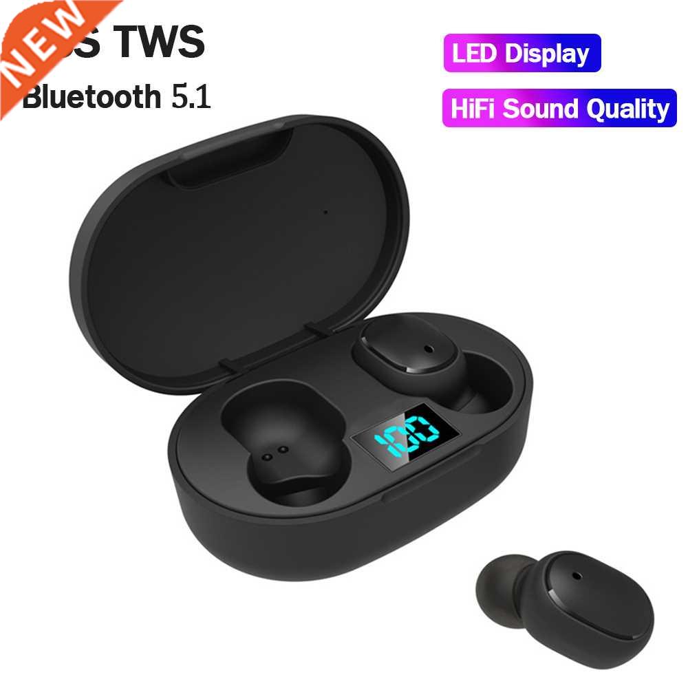 TWS E6S Wireless Headphones Bluetooth Earphones Headset with