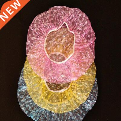 New 1/6/12/18Pcs Clear Dsposable Plastc Shower Caps Large