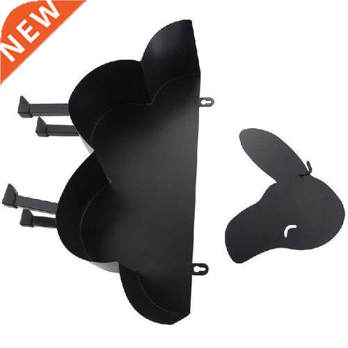 Quality Black Toilet Roll Paper Holder Bathroom Iron Paper