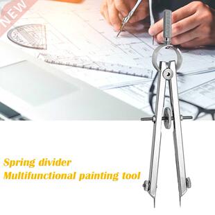 Bow Divider Spring Compasses Multifunction Leather Printing