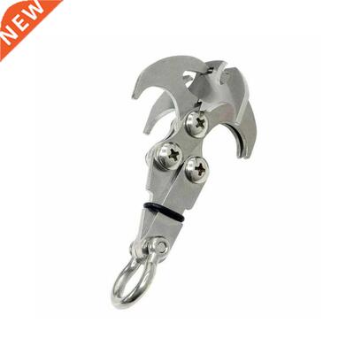 Stanless Steel Foldable Gravty Hook Wth Rubber Rng