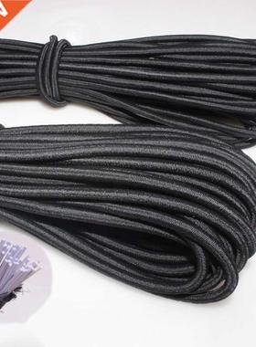 1/2/3/4/5/6MM White/blck Strong Elstic Rope rubber bnd se