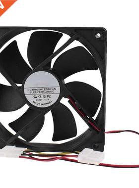 PC Brushless DC Cooling Fan 4 Pin Connector 7 Blades 12V 12c