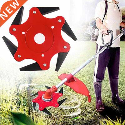 1PC 6 Blades Grass Trimmer Head Brush Cutter Weed Brush
