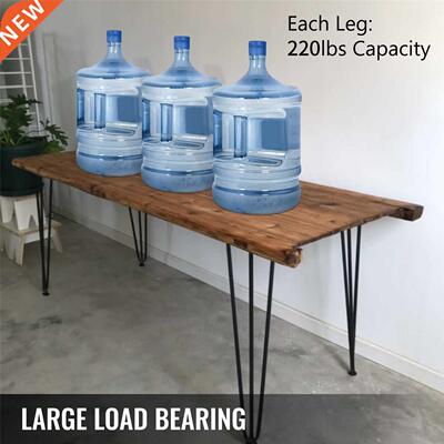 VEVOR 4Pcs Metal Table Legs 16-40 Inch -Rod Hairpin Furnitu