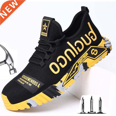 2022 New Low Man fashionable Safety Shoes Non-Slip Operati