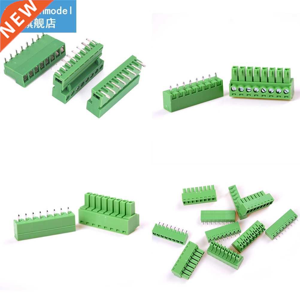 5Pcs 8 Poles/8 Pin 3.81mm Terminal Pitch PCB Mount Screw Bl