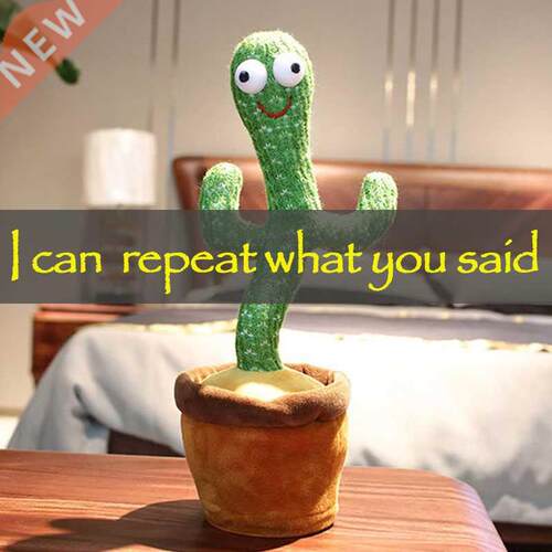 Lovely Talking Toy Dancing Cactus Doll Speak Talk Sound Reco