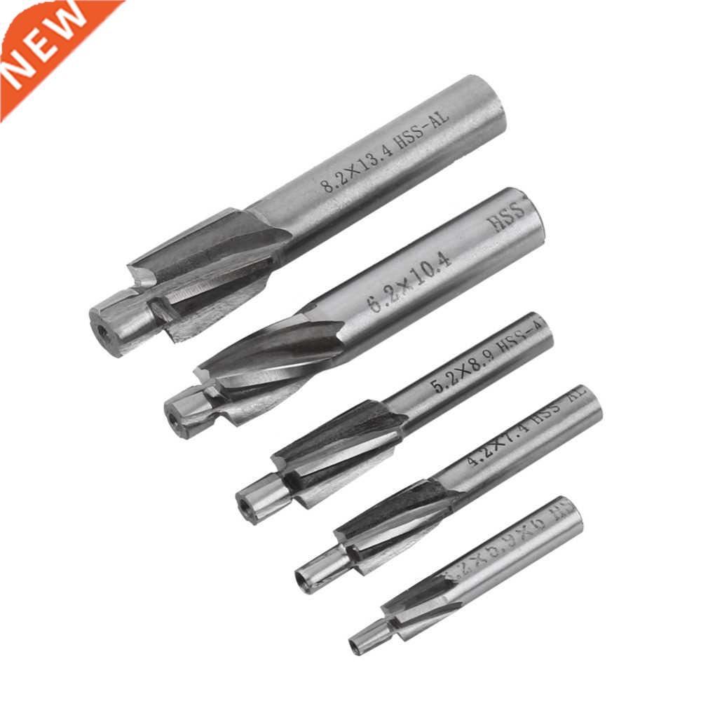 5pcs/Lot Countersink End Mill Cutter Slot Drill Bits Tool M3
