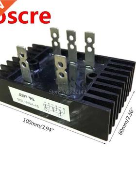 1pc Bridge Rectifier 100A Amp 100V-1600V Voltage 3-Phase Dio