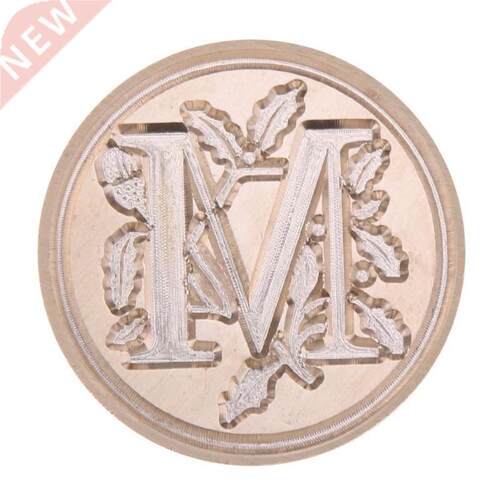 Retro Flower Letter Envelope Sealing Wax Copper Seal Stamp A