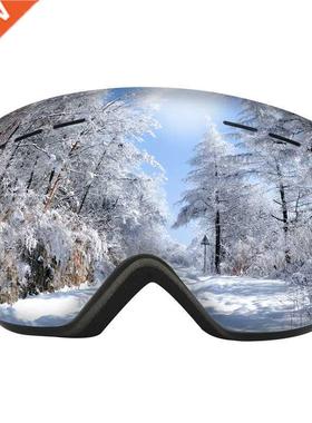New Ski Goggles Men Women Double Lyers nti-fog Big Ski Ms