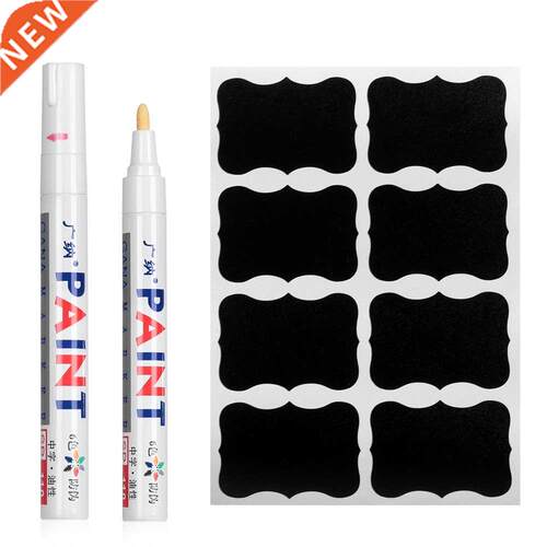 48 pcs Waterproof Blackboard Sticker Label Chalkboard Stick